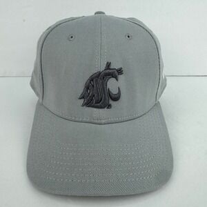 Washington State Cougars New Era 39THIRTY Hat Cap NCAA Gray Medium-Large